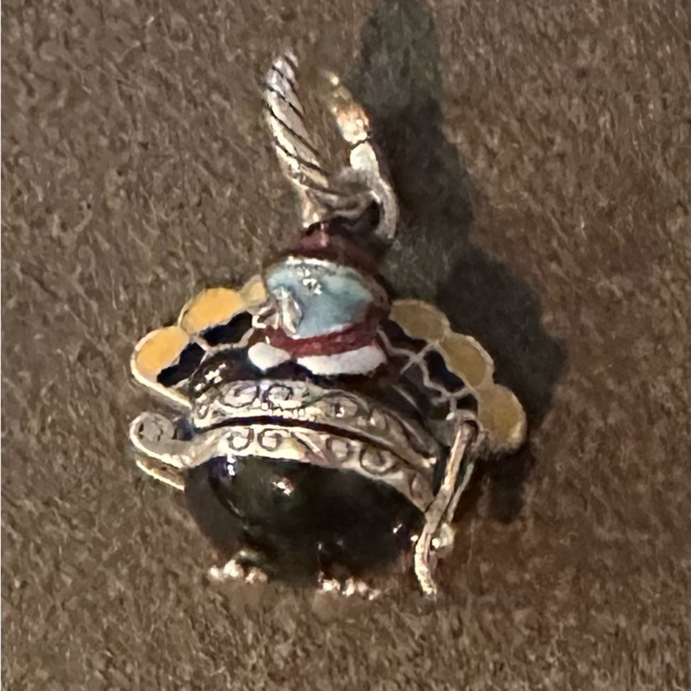Brighton Turkey Enamel Charm